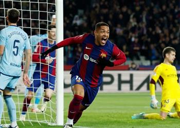 فيديو فيتور روكي يسجل هدف برشلونة الأول أمام أوساسونا