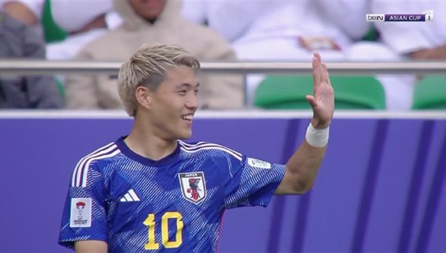 هدف اليابان الاول في مرمي البحرين بكاس اسيا