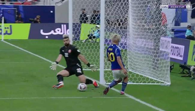 تصدي حارس البحرين يحرم اليابان من تسجيل هدف