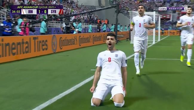 هدف ايران الاول في مرمي سوريا بكأس اسيا