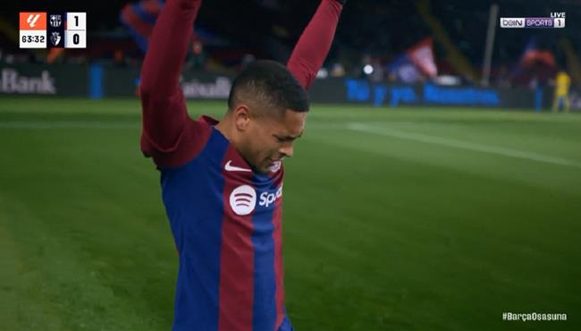 هدف فيتور روكي في مرمي اوساسونا بالدوري الاسباني