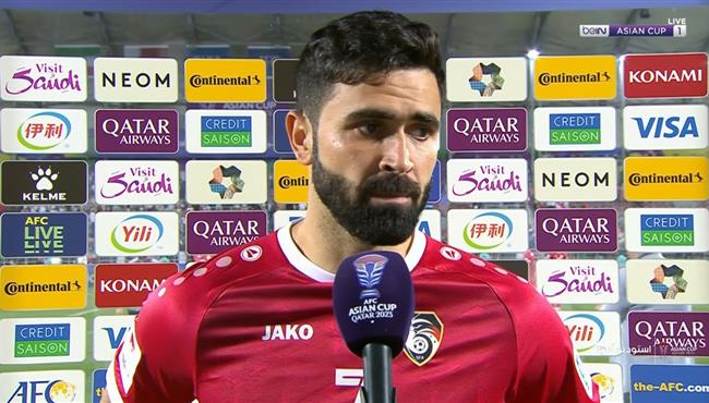 تصريحات عمر خربيين بعد مباراة سوريا وايران في كاس اسيا