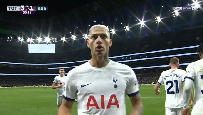 اهداف مباراة توتنهام وبرينتفورد 3 2 الدوري الانجليزي