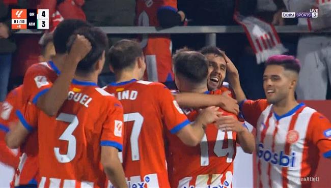 اهداف مباراة جيرونا واتلتيكو مدريد المثيرة 4 3 الدوري الاسباني