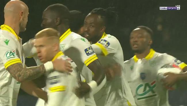 اهداف مباراة نانت وباو 4 1 كاس فرنسا