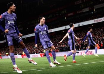 فيديو لويس دياز ي سجل هدف ليفربول الثاني أمام آرسنال