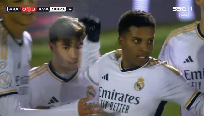 هدف ريال مدريد الثالث في مرمي اراندينا بكأس ملك اسبانيا رودريجو