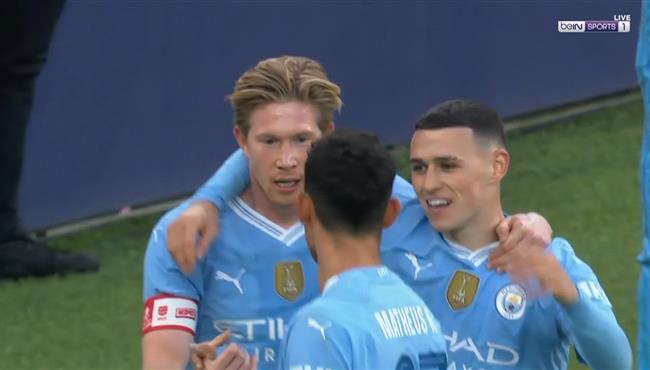 هدف دوكو في مرمي هدرسفيلد بكاس الاتحاد الانجليزي اسيست دي بروين