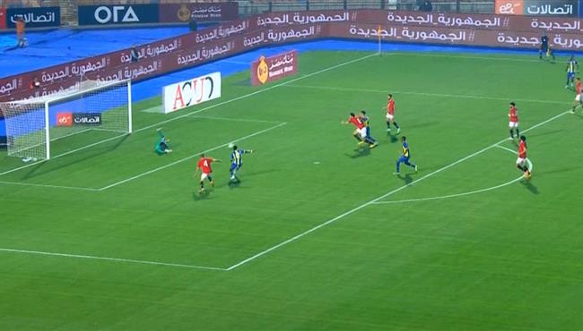 محمد صبحي يتصدي لفرصه خطيرة في مباراة مصر وتنزانيا