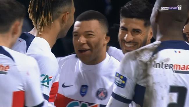 اهداف مباراة باريس سان جيرمان وريفال 9 0 كاس فرنسا