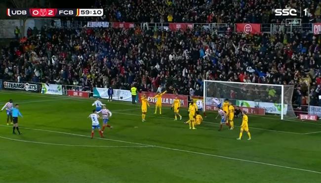 هدف بارباسترو الاول في مرمي برشلونة بكاس ملك اسبانيا