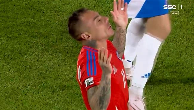 هدف تشيلي الاول في مرمي البرازيل بتصفيات كأس العالم فارجاس