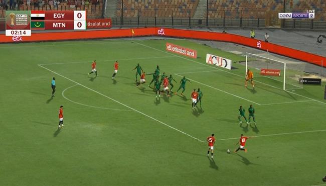محمد صلاح كاد ان يسجل هدف رائع من ركلة حره امام موريتانيا