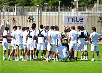 مران الزمالك اجتماع خاص بين جوميز وشيكابالا وانتظام بنتايك