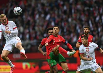 فيديو رونالدو يسجل والبرتغال تتخطى بولندا بثلاثية في دوري الأمم الأوروبية