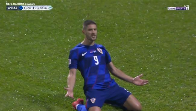 هدف كراماريتش في مرمي اسكتلندا بدوري الامم الاوروبية