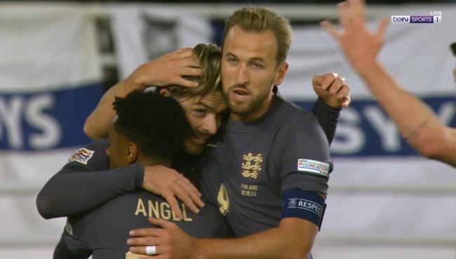 اهداف مباراة انجلترا وفنلندا 3 1 دوري الامم الاوروبية