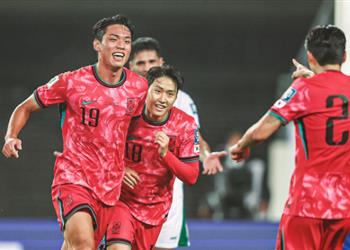 فيديو سي هون يسجل هدف كوريا الجنوبية الأول أمام العراق