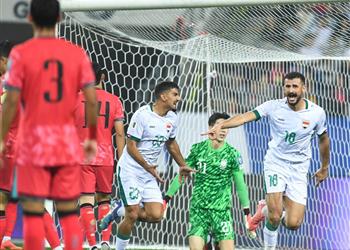 فيديو بمقصية رائعة أيمن حسين يسجل هدف تعادل العراق أمام كوريا الجنوبية