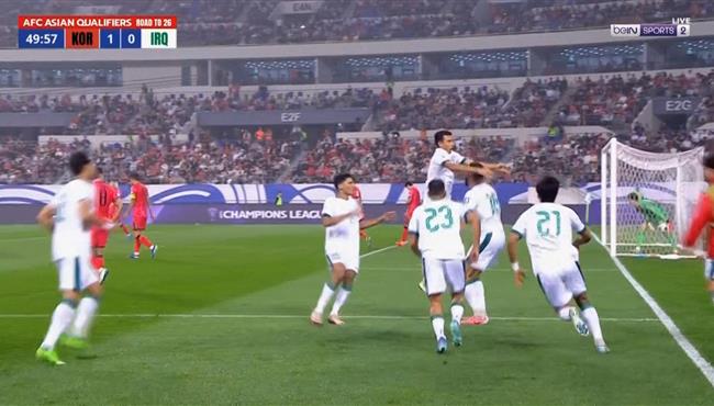 اهداف مباراة العراق وكوريا الجنوبية 2 3 تصفيات كأس العالم