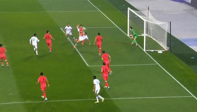 هدف ايمن حسين العالمي في مرمي كوريا الجنوبية بتصفيات كأس العالم