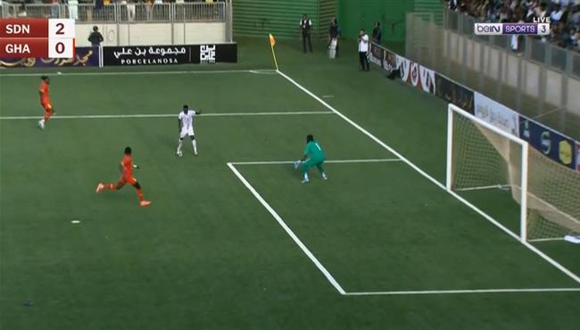 سيف تيري يهدر انفراد تام امام غانا في تصفيات كأس امم افريقيا