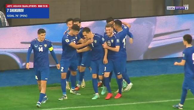 هدف فوز اوزبكستان علي الامارات 1 0 تصفيات كاس العالم