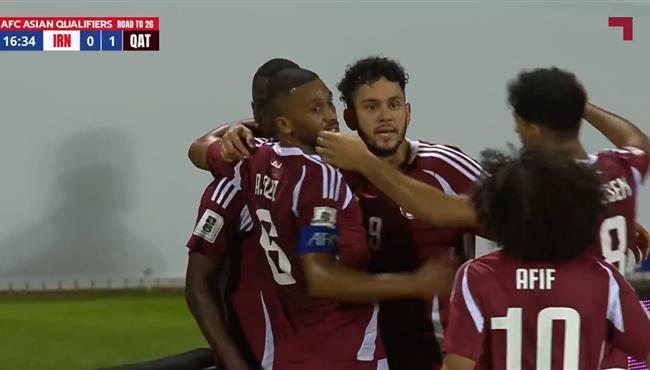 اهداف مباراة قطر وايران 1 4 تصفيات كأس العالم