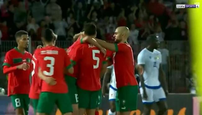 اهداف مباراة المغرب وافريقيا الوسطي 4 0 تصفيات كأس امم افريقيا