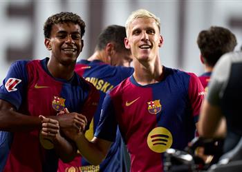 تقارير توضح موقف أولمو ولامين يامال من المشاركة مع برشلونة ضد إشبيلية