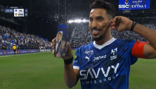 هدف سالم الدوسري في مرمي الفيحاء بالدوري السعودي