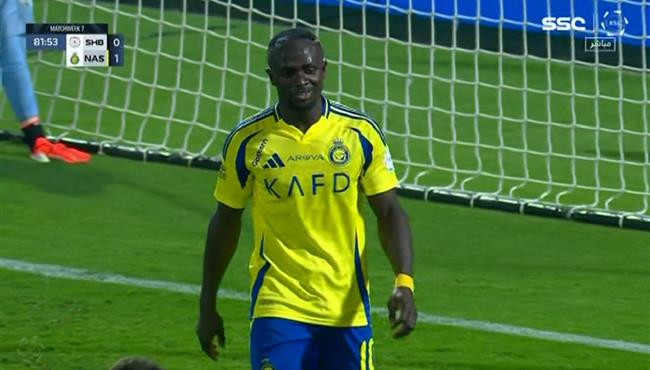 هدف ساديو ماني الملغي امام الشباب بالدوري السعودي