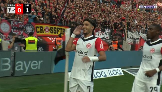 اهداف مباراة فرانكفورت وباير ليفركوزن 1 2 الدوري الالماني