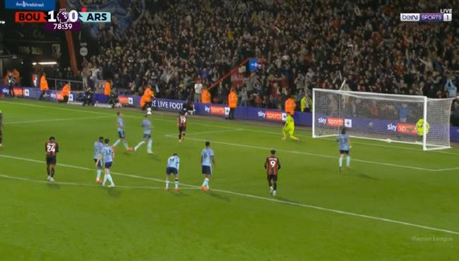 اهداف مباراة ارسنال وبورنموث 0 2 الدوري الانجليزي