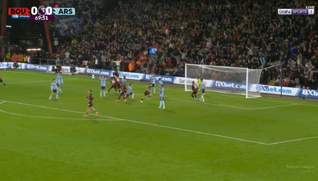 هدف بورنموث الاول في مرمي ارسنال 1 0 الدوري الانجليزي