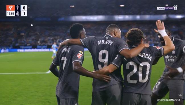 اهداف مباراة ريال مدريد وسيلتا فيجو 2 1 الدوري الاسباني