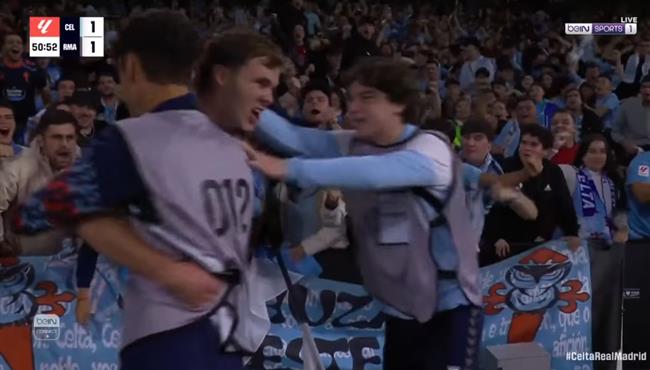 هدف تعادل سيلتا فيجو مع ريال مدريد 1 1 الدوري الاسباني