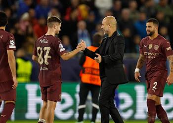 جوارديولا يشيد بـ لاعب مانشستر سيتي ويصرح الفوز بالمباريات أهم من فارق الأهداف