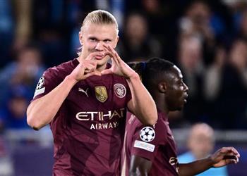 جوارديولا مدافع ا عن قراره في مباراة مانشستر سيتي وسلوفان براتيسلافا هالاند لا يفعل ذلك أبد ا