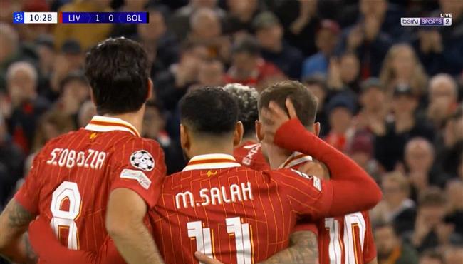 اهداف مباراة ليفربول وبولونيا 2 0 دوري ابطال اوروبا