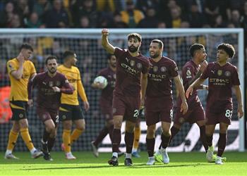 دفاع جوارديولا في الموعد فيديو مانشستر سيتي يخطف فوز ا قاتل ا أمام ولفرهامبتون في الدوري الإنجليزي