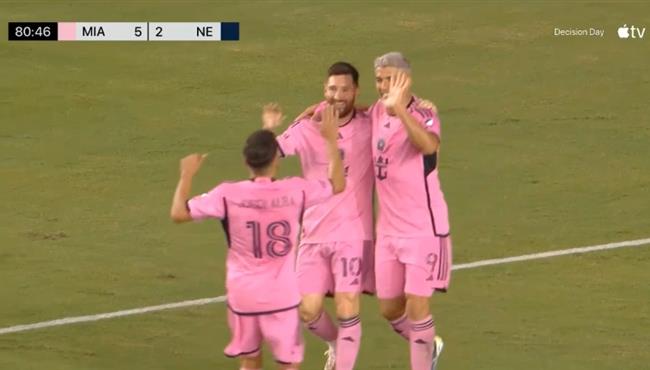 اهداف مباراة انتر ميامي ونيو انجلاند 6 2 الدوري الامريكي