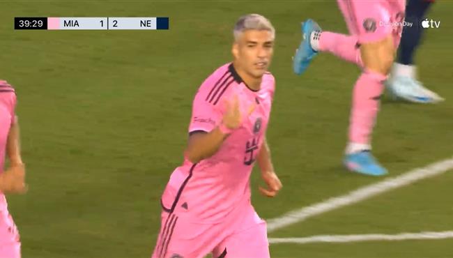 هدف لويس سواريز الاول في مرمي نيو انجلاند بالدوري الامريكي