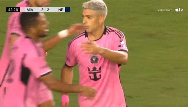 هدف لويس سواريز الثاني في مرمي نيو انجلاند بالدوري الامريكي