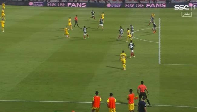 هدف صاروخي في مباراة الاتفاق والعروبة بالدوري السعودي