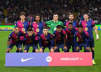 رجل مباراة برشلونة وإشبيلية في الدوري الإسباني