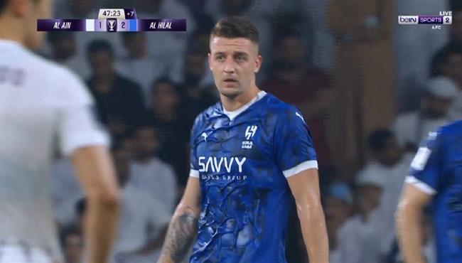 هدف سافيتش في مرمي العين بدوري ابطال اسيا