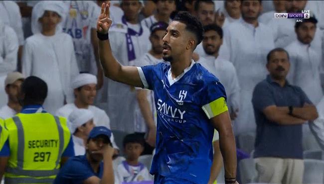 هاتريك سالم الدوسري امام العين بدوري ابطال اسيا