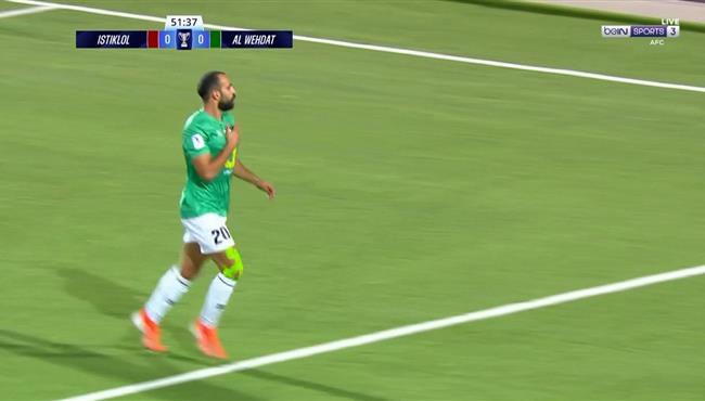 هدف الوحدات الاردني في مرمي اسقلال دوشنبة بدوري ابطال اسيا