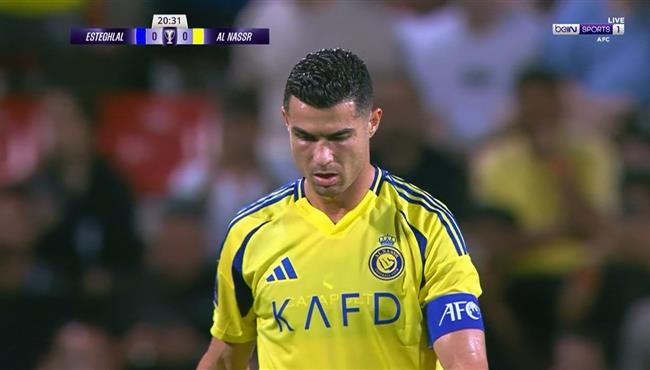 رونالدو كاد ان يسجل هدف رائع امام استقلال طهران بدوري ابطال اسيا